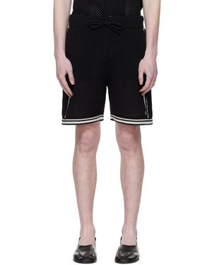 CASABLANCA Mesh Shorts - Black