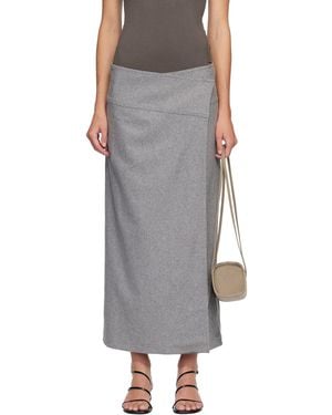 Belle Anna Scene Midi Skirt - Black