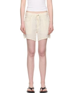 Citizens of Humanity Brynn Linen Shorts - Natural