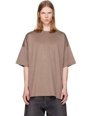 Fear Of God Tan Cotton Rayon T-Shirt - Brown