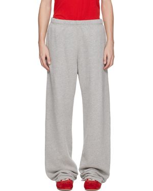 Les Tien Heavyweight Puddle Sweatpants - White