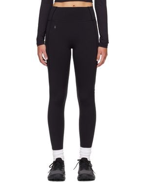 On Shoes Studio 7/8 Running Leggings - Blue
