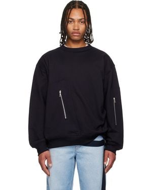 Dries Van Noten Strap Sweatshirt - Black