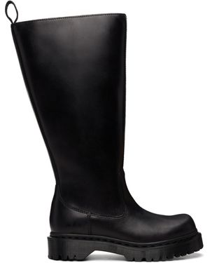 Dr. Martens Rejena Hi Old Harness Leather Tall Boots - Black