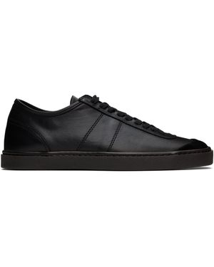 Lemaire Baskets Linoleum Noires À Laçage