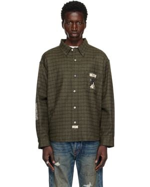 Enfants Riches Deprimes Flannel Shirt - Black