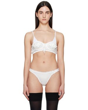 Shadowplay Soutien-Gorge Alexander Blanc - Noir