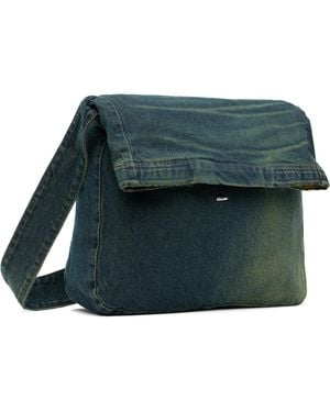 our legacy デニムメッセンジャーバック OUR LEGACY - NECESSITY BAG Static Black Popyrus Poly | River