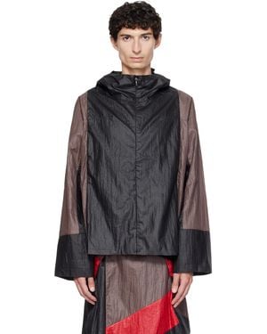 Kiko Kostadinov Tomelilla Stripe Jacket - Black