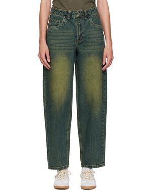 Dime Baggy Jeans - Green