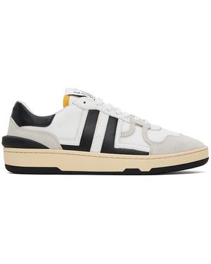 Lanvin ホワイト& Clay スニーカー - ブラック