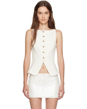 GUIZIO Off- Troyes Top - White