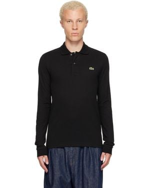 Lacoste Classic Fit Long Sleeve L.12.12 Polo - Black