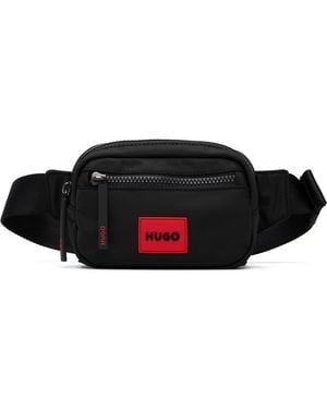 HUGO Canvas Pouch - Black