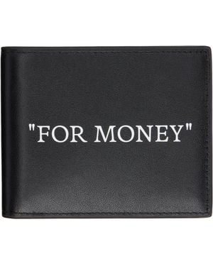 Off-White c/o Virgil Abloh Quote Bifold Wallet - Black
