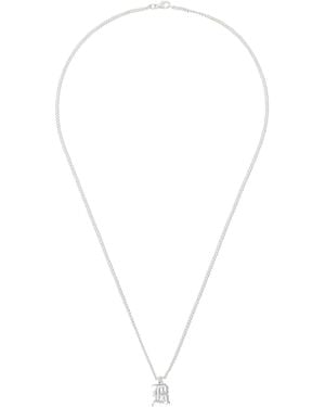 R13 Pendant Chain Necklace - Metallic