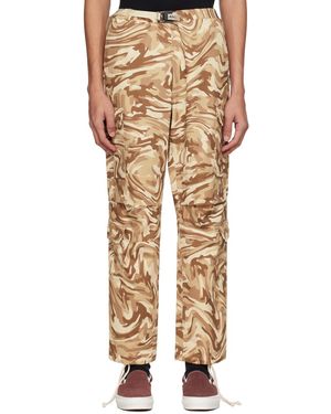 Advisory Board Crystals Pantalon brun à motif camouflage - Neutre