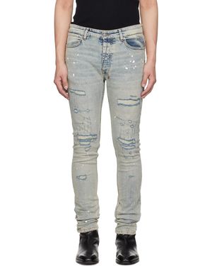 Ksubi Jean Van Winkle Paint Summer Bleu - Noir