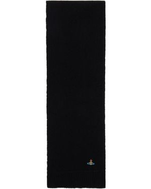 Vivienne Westwood Cashmere Scarf - Black