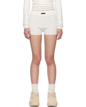 Fear Of God Soft Rib Knit Boxer Boy Shorts - Black