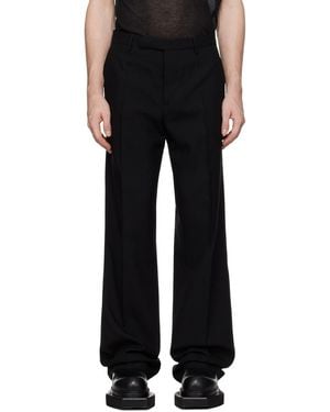 Rick Owens Porterville Dietrich テーラードパンツ - ブラック