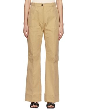 DRAE Pantalon Évasé - Neutre