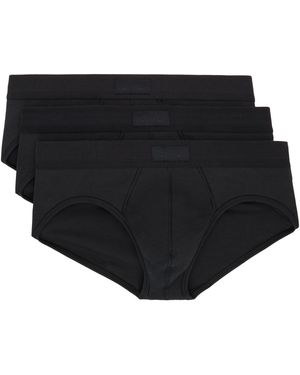 Skims ブラック コットン ブリーフ 3枚セット