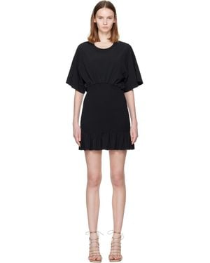 The Attico Fluid Cady Minidress - Black