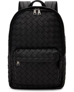 Bottega Veneta Intrecciato Backpack - Black