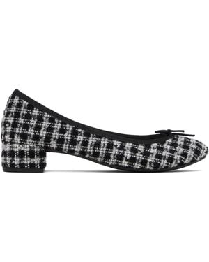 Repetto Camille Ballet Rubber-Sole Heels - Black