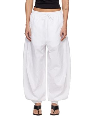 Rohe Volume Crushed Cotton Pants - White