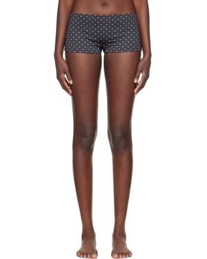 Fruity Booty Celine Polka Swim Shorts - Blue