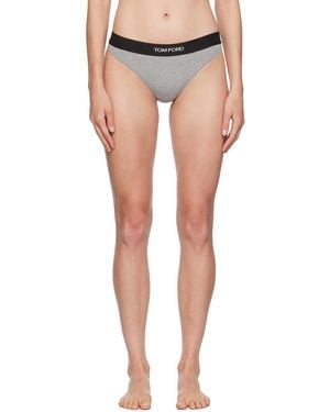 ショーツ Tom Ford Signature Thong Tom Ford Signature Thong in Gray | Lyst