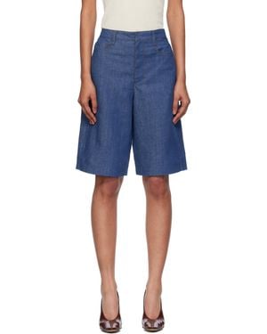 Max Mara Eric Denim Shorts - Blue
