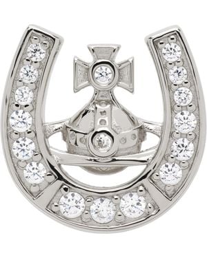 Vivienne Westwood Horace Single Stud Earring - Metallic