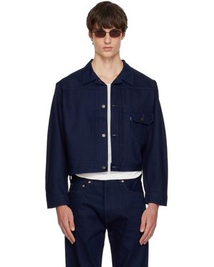 Levi's® Blue Tab Type I Selvedge Denim Trucker Jacket - Blue
