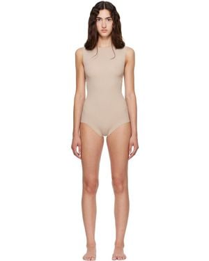 Jil Sander Sleeveless Bodysuit - Natural