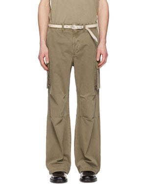 Our Legacy Khaki Mount Cargo Trousers - Natural