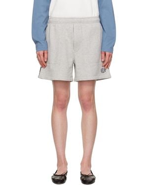 Bode Short De Survêtement Gris - Noir