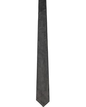 DEADWOOD Cravate Timo Noire En Cuir