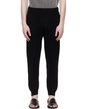 Entire studios Slim Knit Lounge Trousers - Black