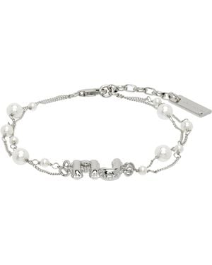 Marc Jacobs 'The Pearl Mj Balloon' Bracelet - Black