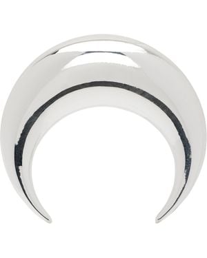 Marine Serre Regenerated Tin Moon Stud Earring - Blue