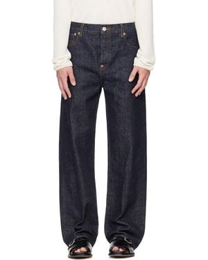 KENZO Paris Tulip' Straight Fit Jeans - Blue