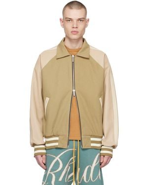 Rhude Blouson Aviateur 'Rude Boys' - Neutre