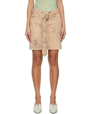KNWLS Issa Denim Miniskirt - Multicolour
