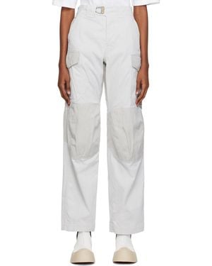 Objects IV Life Stamped Cargo Pants - White