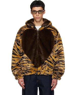 KENZO Paris Tiger' Faux-Fur Jacket - Multicolour