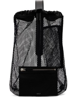 Tom Ford Sac À Dos Noir En Filet À Bretelle Unique