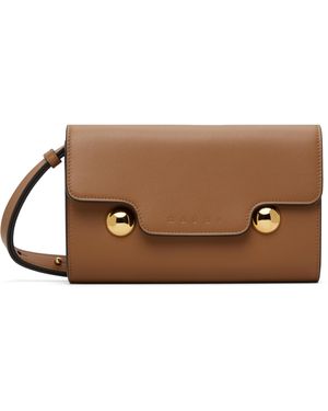 Marni タン Trunkaroo レザー バッグ - ブラック